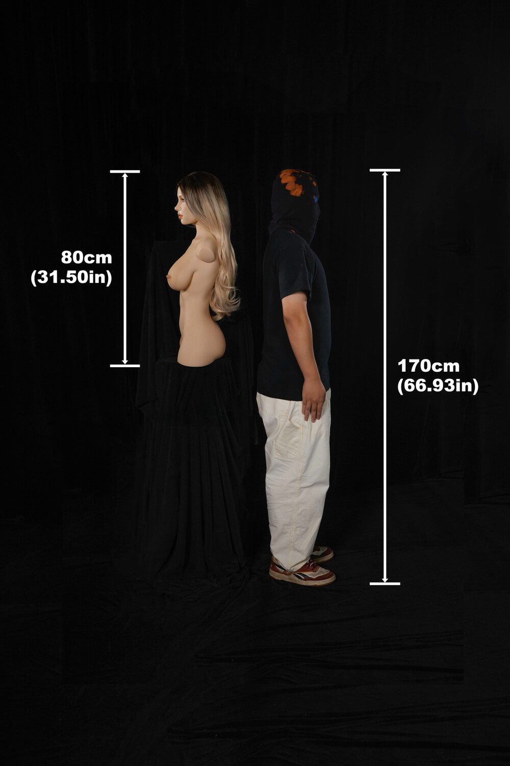 80cm E-Cup, Torso de Miko, #662, Silicona - Imagen 18