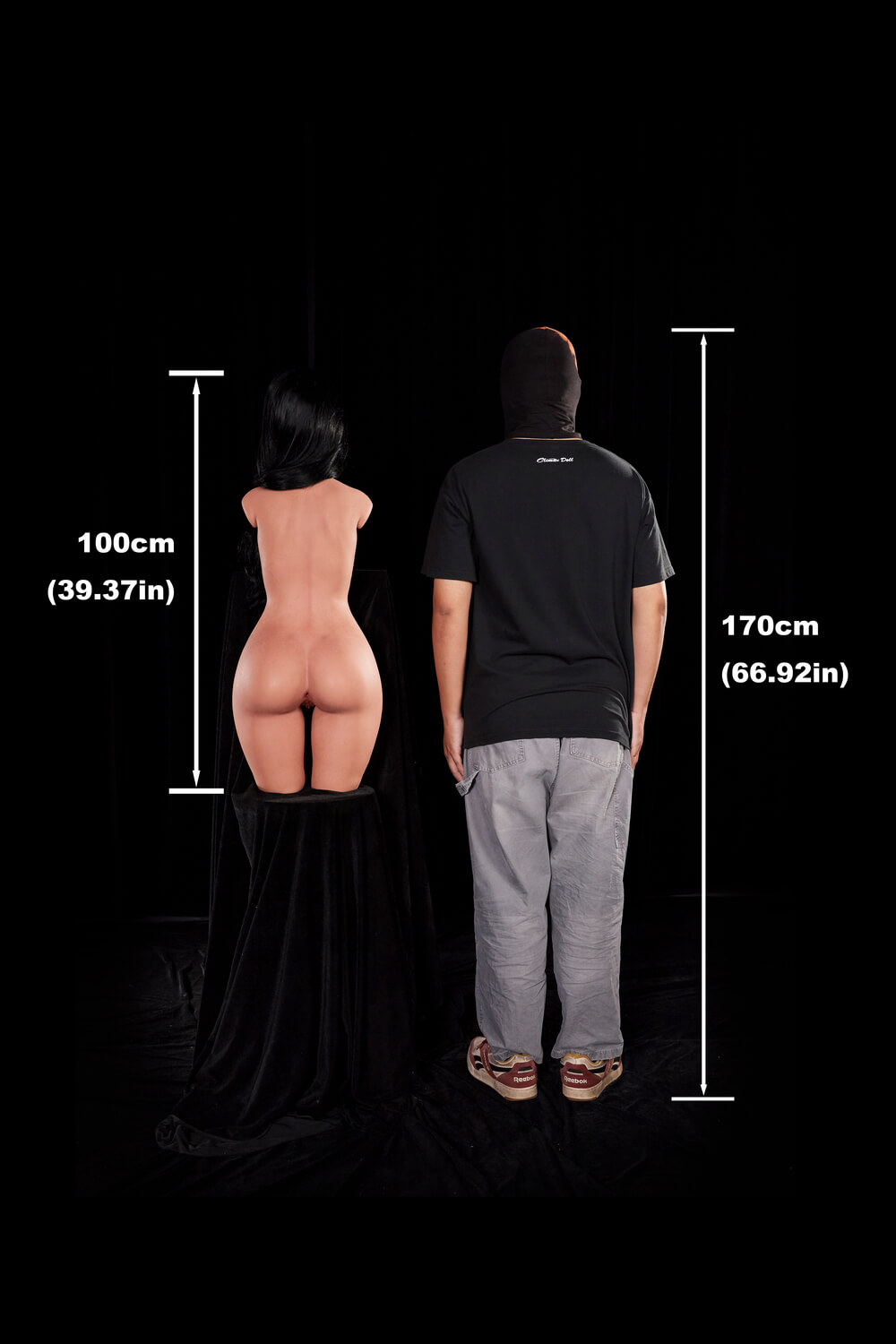 100cm A-Cup, Torso de Raven, #881, Silicona - Imagen 16