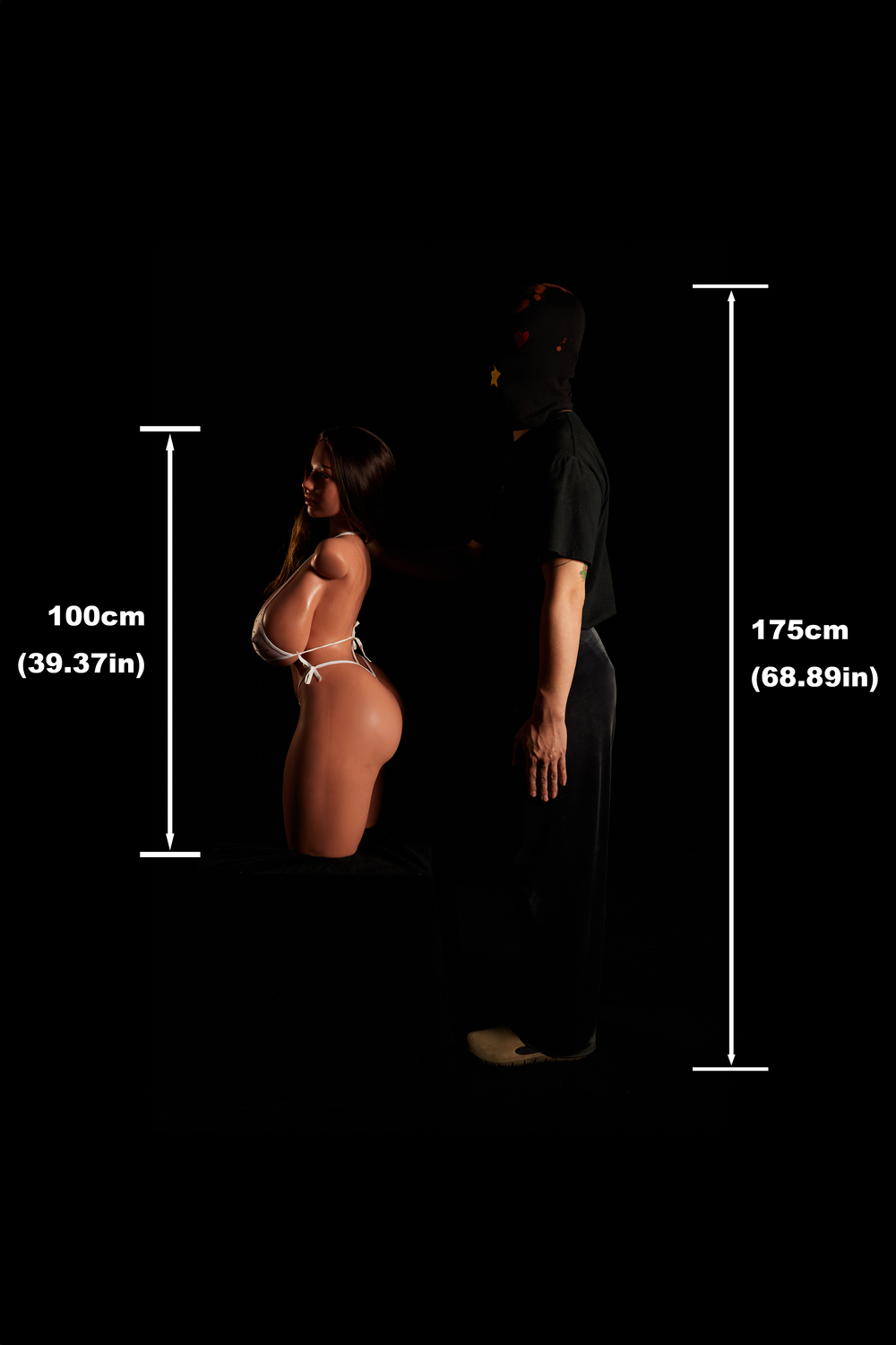 100cm K-Cup, Torso de Hazel, #884, Silicona - Imagen 19