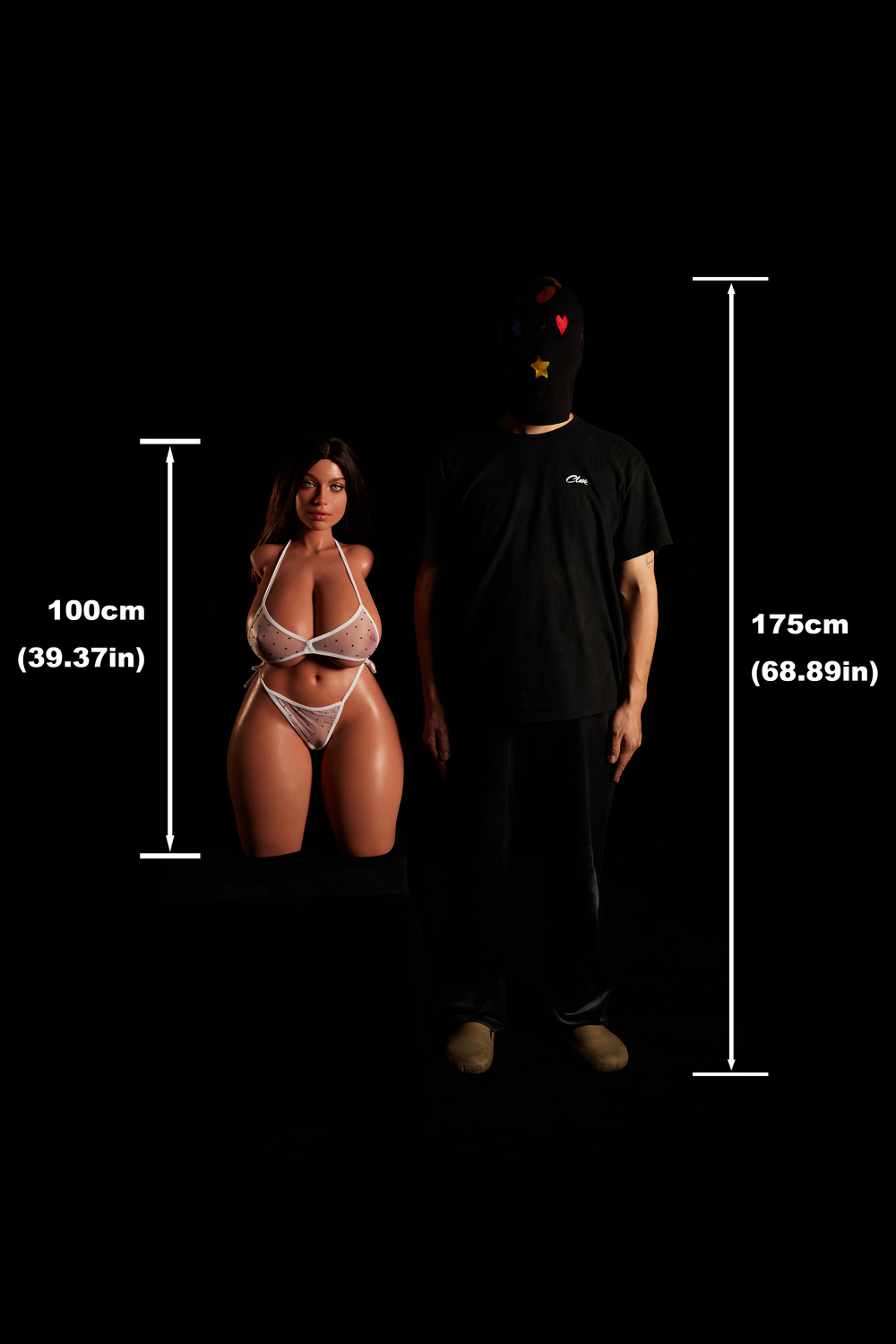 100cm K-Cup, Torso de Hazel, #884, Silicona - Imagen 20