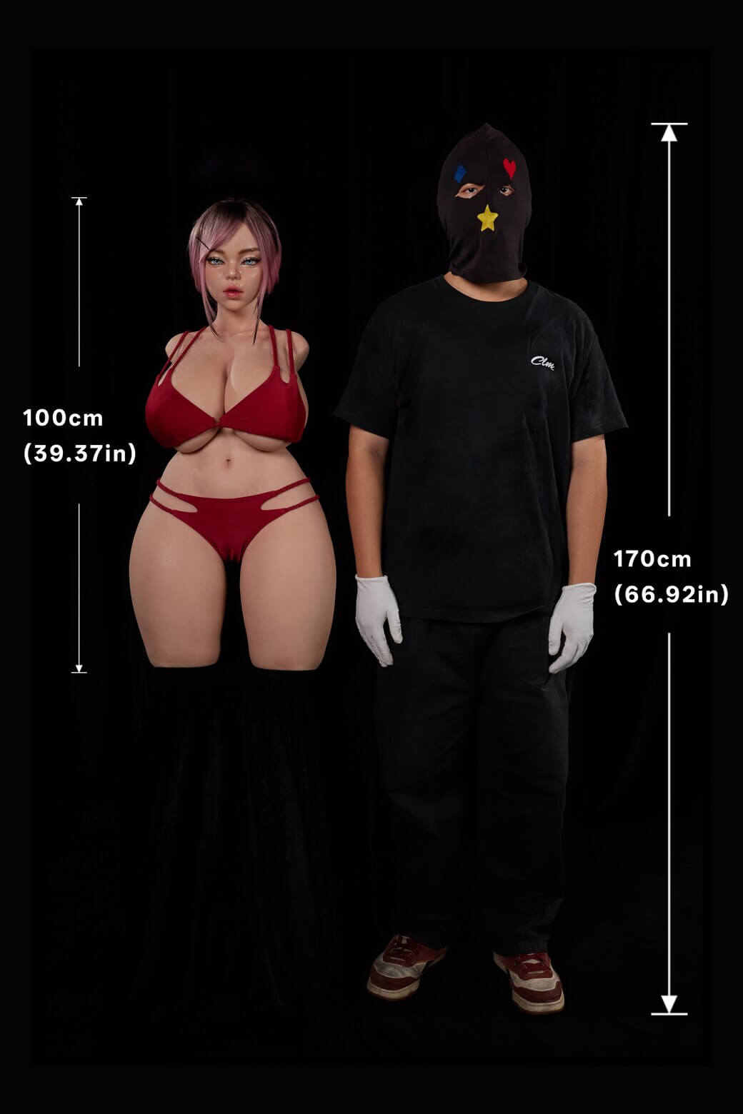 100cm K-Cup, Torso de Rhea, #884, Silicona - Imagen 14