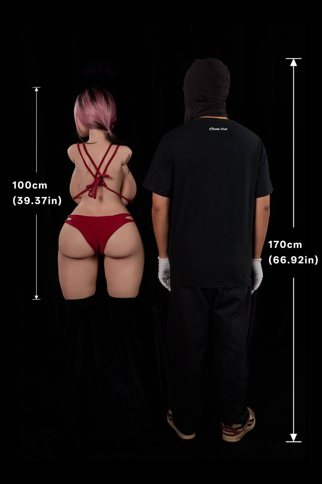 100cm K-Cup, Torso de Rhea, #884, Silicona - Imagen 16