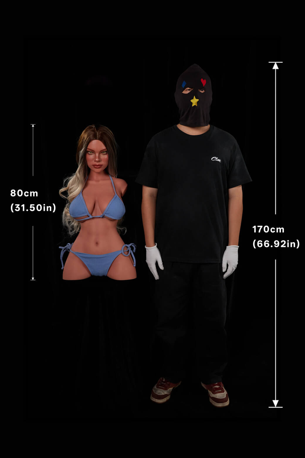 80cm E-Cup, Torso de Hedia, #662, Silicona - Imagen 14