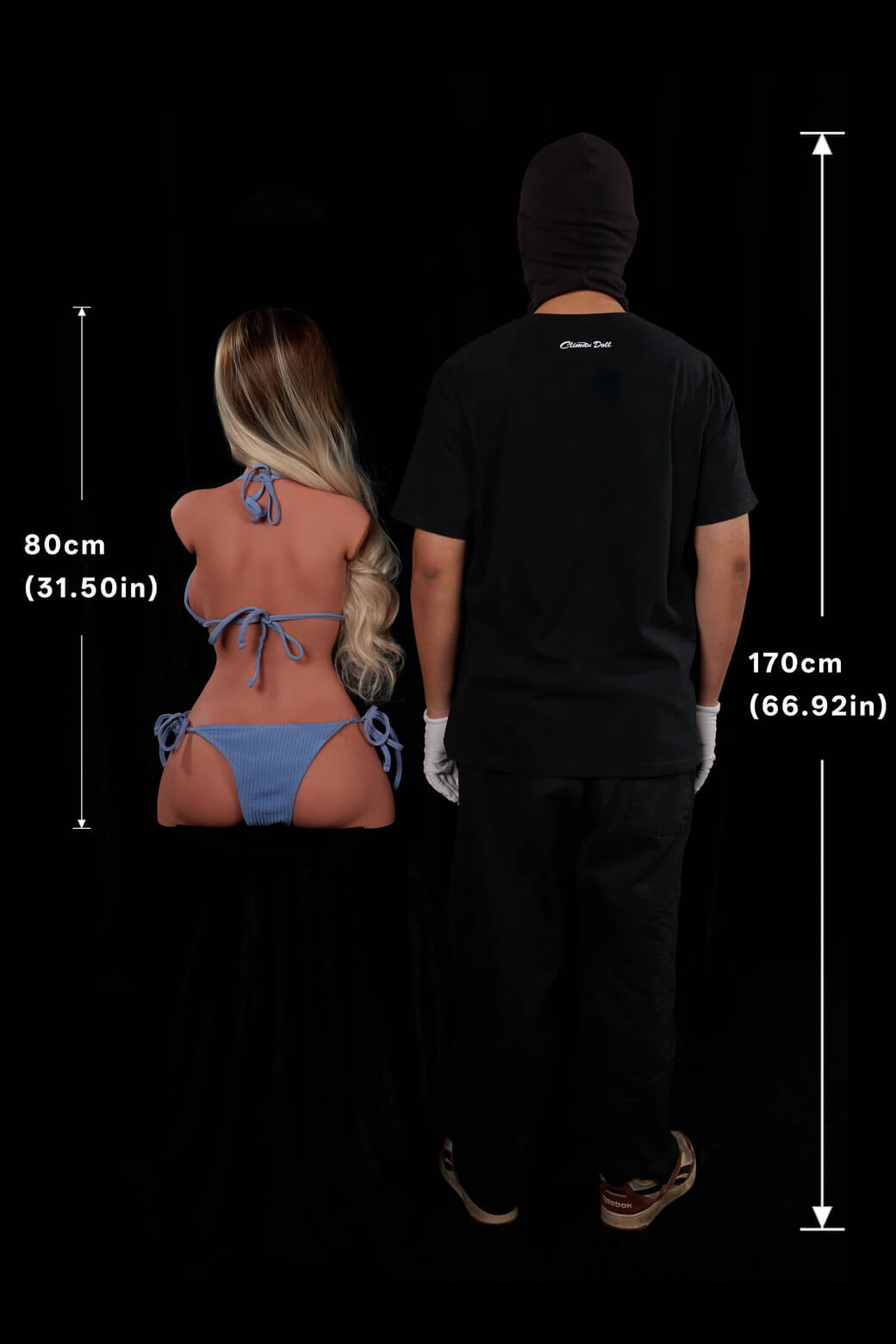 80cm E-Cup, Torso de Hedia, #662, Silicona - Imagen 16
