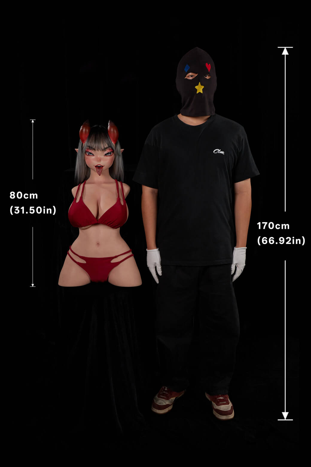 80cm G-Cup, Torso de Meru, #664, Silicona - Imagen 15