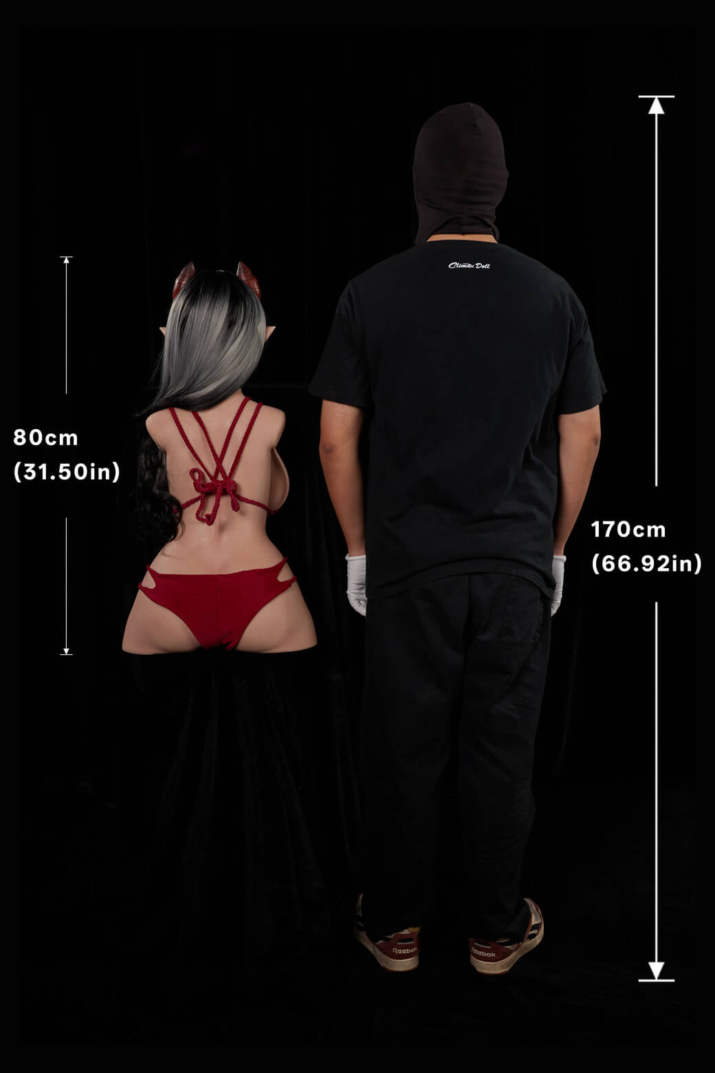 80cm G-Cup, Torso de Meru, #664, Silicona - Imagen 17
