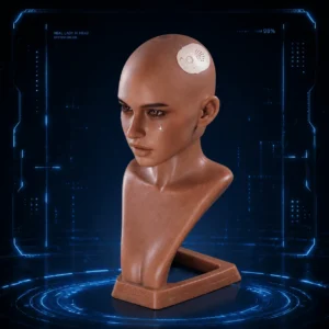 Cabeza desmontable con Inteligencia Artificial, Real Lady