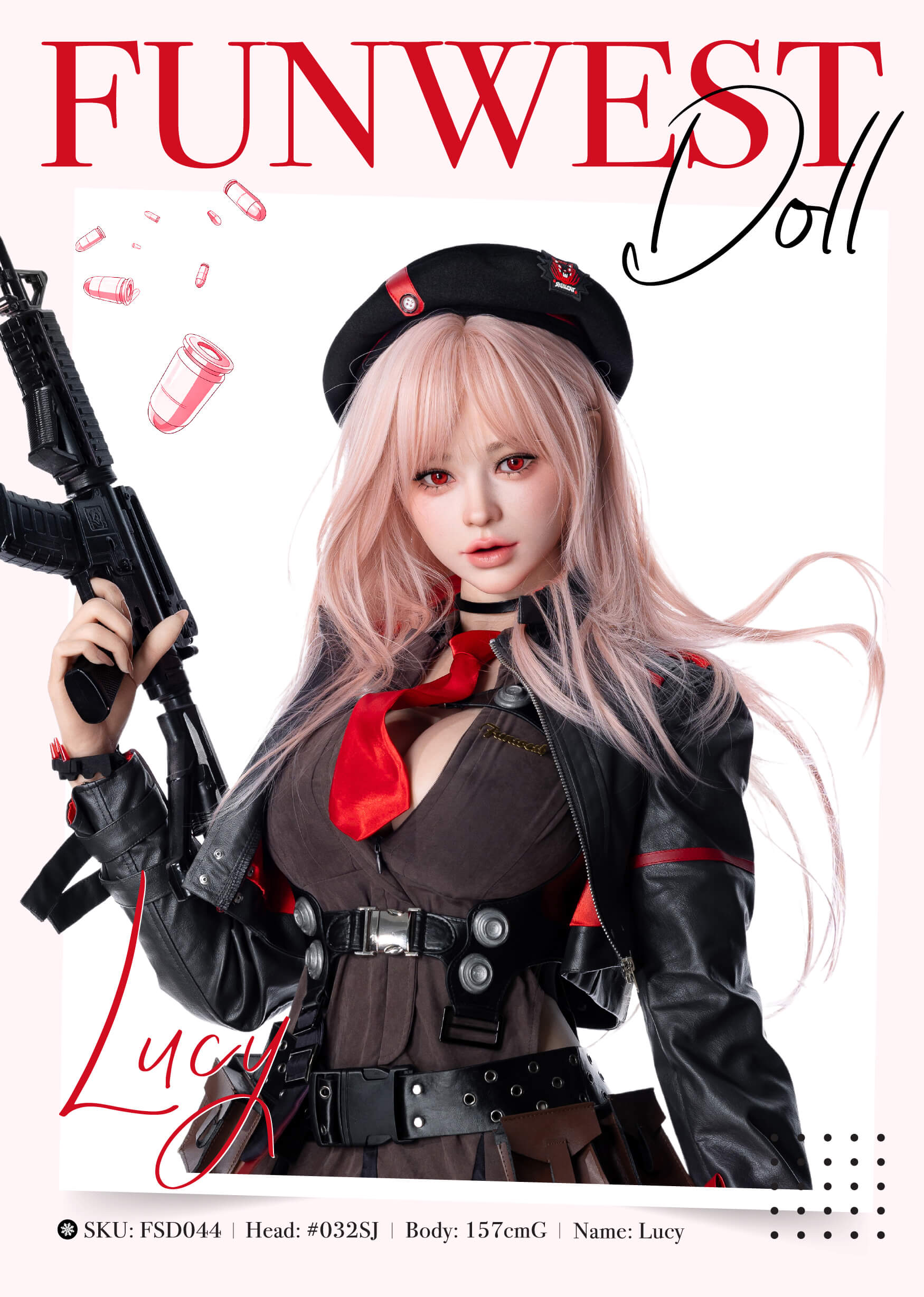 157cm G-Cup, Lucy #032SJ, Silicona - Imagen 2