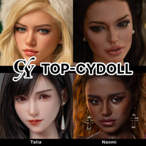 Cabeza sola para sex doll, Silicona